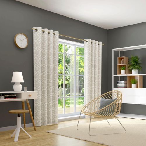 4006470490842 - Vorhang NEUTEX FOR YOU Grado Eco Gr 1 beige (leinen) B146cm H245cm Baumwolle Polyester Gardinen nachhaltig