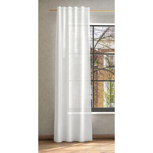 4006470485312 - Vorhang NEUTEX FOR YOU Mara-ECO Gr 1 weiß (wollweiß) B144cm H245cm Jacquard Polyester Gardinen