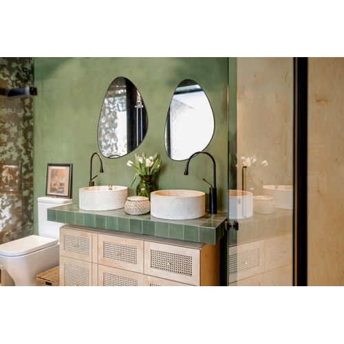 4251820309262 - Dekospiegel MIRRORS AND MORE Idona schwarz B60cm H40cm Metall Spiegel mit Metallrahmen 4251820309262 - Dekospiegel MIRRORS AND MORE Idona schwarz B60cm H40cm Metall Spiegel mit Metallrahmen