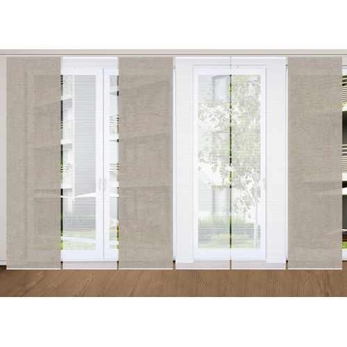 4056751444378 - Schiebegardine HOME IN GREEN ESTRA Gr 1 grau (taupe) B60cm H245cm Polyester Gardinen SET DIGITALDRUCKBAMBUSOPTIK RECYCELT 4056751444378 - Schiebegardine HOME IN GREEN ESTRA Gr 1 grau (taupe) B60cm H245cm Polyester Gardinen SET DIGITALDRUCKBAMBUSOPTIK RECYCELT