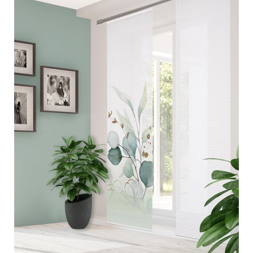 4056751437059 - Schiebegardine HOME IN GREEN ABANIO Gr 1 grün B60cm H245cm Polyester Gardinen DIGITALBEDRUCKT BAMBUSOPTIK RECYCELT 4056751437059 - Schiebegardine HOME IN GREEN ABANIO Gr 1 grün B60cm H245cm Polyester Gardinen DIGITALBEDRUCKT BAMBUSOPTIK RECYCELT