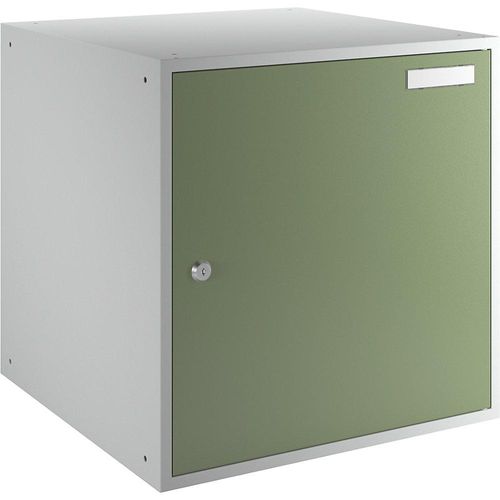 4061753005083 - eurokraft basic Schließfachwürfel HxBxT 450 x 450 x 450 mm Korpus lichtgrau Türen resedagrün 4061753005083 - eurokraft basic Schließfachwürfel HxBxT 450 x 450 x 450 mm Korpus lichtgrau Türen resedagrün