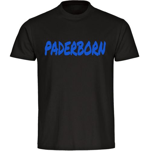 4068859537289 - multifanshop Kinder T-Shirt - Paderborn - Textmarker - Druck blau - Kind