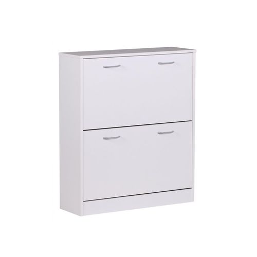 4251745764658 - Schuhregal 20 Paar Schuhe Braun 4 Schuhfächer einfacher Aufbau Spanplatte und Kunststoff 4251745764658 - Schuhregal 20 Paar Schuhe Braun 4 Schuhfächer einfacher Aufbau Spanplatte und Kunststoff