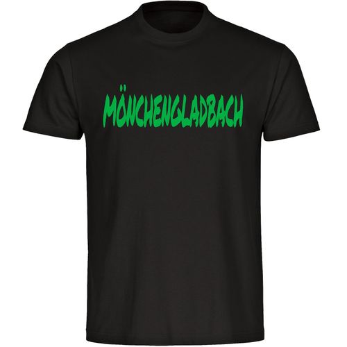 4068859515706 - multifanshop Kinder T-Shirt - Mönchengladbach - Textmarker - Druck grün - Kind