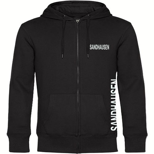 4068859582944 - multifanshop Kapuzen Sweatshirt Jacke - Sandhausen - Brust & Seite - Druck weiß - Sweat 4068859582944 - multifanshop Kapuzen Sweatshirt Jacke - Sandhausen - Brust & Seite - Druck weiß - Sweat
