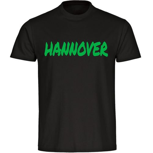 4068859516543 - multifanshop Herren T-Shirt - Hannover - Textmarker - Druck grün - Männer 4068859516543 - multifanshop Herren T-Shirt - Hannover - Textmarker - Druck grün - Männer