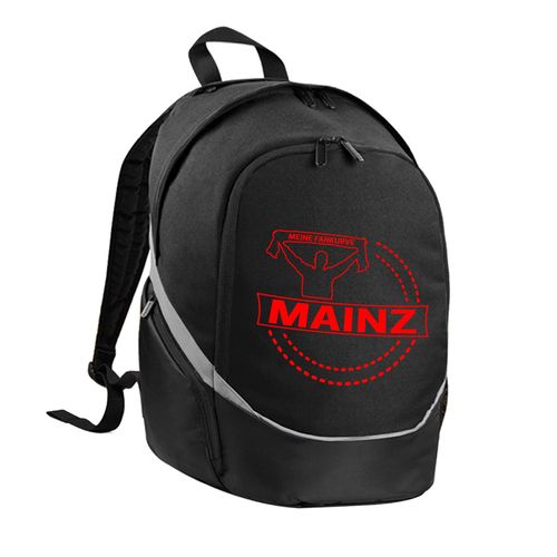 4068859141035 - multifanshop Rucksack - Mainz - Meine Fankurve - Druck rot - Tasche