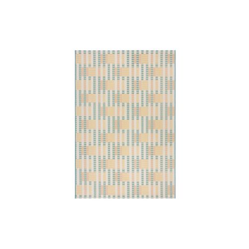 4255632542343 - Rutschfester pflegeleichter Outdoor-Teppich in Pastellfarben aus Polypropylen Fell 160x230 cm Kadima Design