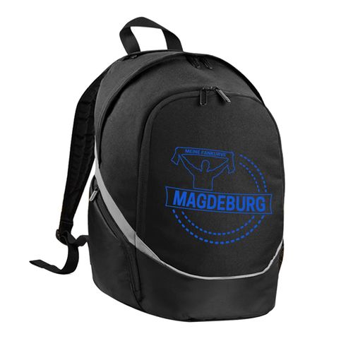 4068859544522 - multifanshop Rucksack - Magdeburg - Meine Fankurve - Druck blau - Tasche 4068859544522 - multifanshop Rucksack - Magdeburg - Meine Fankurve - Druck blau - Tasche