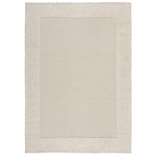 4255632539374 - Exklusiver Wohnzimmerteppich Calder Wolle-Polyester-Mix Farbe Beige 160x230 cm Kadima Design