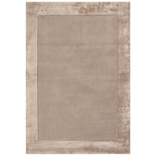 4255632560125 - Teppich Wolle-Viskose handgewebt schlicht 160x230 cm Beige Elegant Für moderne Einrichtung KADIMA DESIGN