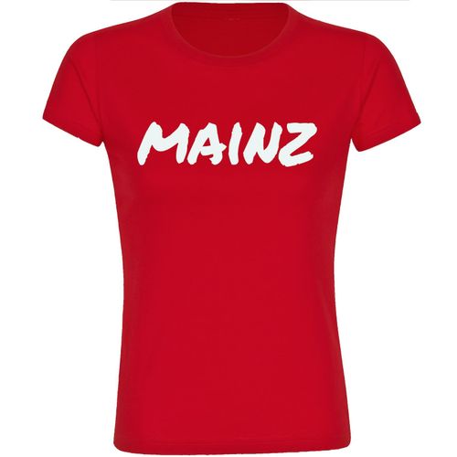 4068859535322 - multifanshop Damen T-Shirt - Mainz - Textmarker - Druck weiß - Frauen