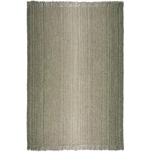 4255632538292 - Luxus Handgewebter Teppich - Jute & Wolle Mix - Weaver Farbe Grün 60x110 cm Kadima Design