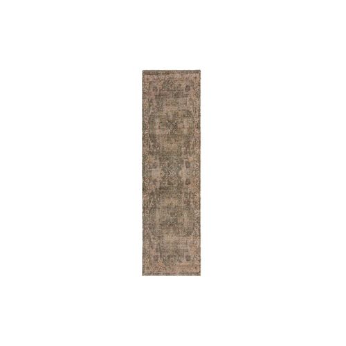 4255632544231 - Robuster Vintage-Teppich aus Jute & Polyester ideal für viel genutzte Räume rutschfest braun-grün - Deepe 60x230 cm Kadima Design 4255632544231 - Robuster Vintage-Teppich aus Jute & Polyester ideal für viel genutzte Räume rutschfest braun-grün - Deepe 60x230 cm Kadima Design