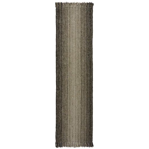 4255632538346 - Luxus Handgewebter Teppich - Jute & Wolle Mix - Weaver Farbe Grau 60x230 cm Kadima Design 4255632538346 - Luxus Handgewebter Teppich - Jute & Wolle Mix - Weaver Farbe Grau 60x230 cm Kadima Design