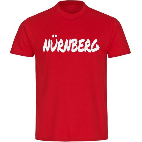 4068859529994 - multifanshop Herren T-Shirt - Nürnberg - Textmarker - Druck weiß - Männer