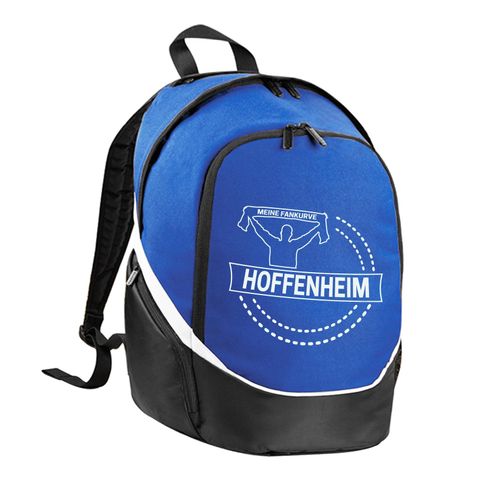 4068859054557 - multifanshop Rucksack - Hoffenheim - Meine Fankurve - Druck weiß - Tasche