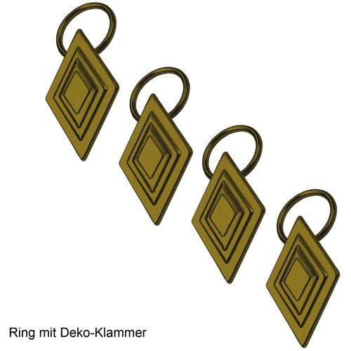 4016318289828 - Gardinenring Liedeco Gardinenstangen (Packung 4-St mit Dekoklammer) für Gardinenstangen Ø 16 mm goldfarben 4016318289828 - Gardinenring Liedeco Gardinenstangen (Packung 4-St mit Dekoklammer) für Gardinenstangen Ø 16 mm goldfarben