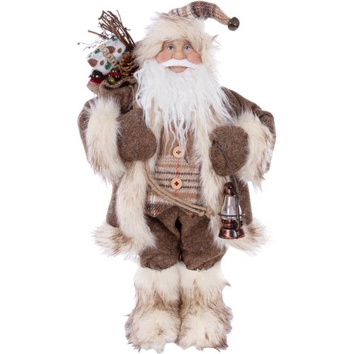 4251792137184 - Weihnachtsmann MYFLAIR MÖBEL & ACCESSOIRES Weihnachtsdeko Dekofiguren Gr B H T 195 cm x 615 cm x 285 cm Weihnachtsmann braun Weihnachtsengel Weihnachtsfiguren Höhe ca 61 cm