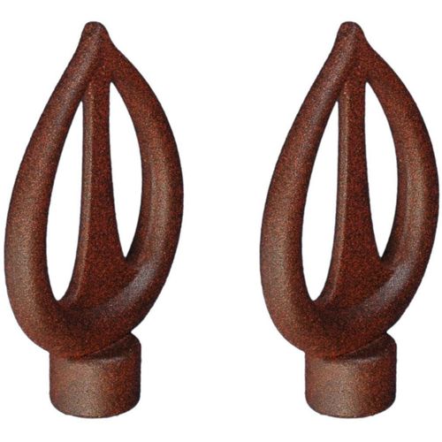 4016318269554 - Gardinenstangen-Endstück Flamme braun (rostbraun) H58cm L94cm Ø16cm Gardinenstangenendstücke für Gardinenstangen Ø 16 mm 4016318269554 - Gardinenstangen-Endstück Flamme braun (rostbraun) H58cm L94cm Ø16cm Gardinenstangenendstücke für Gardinenstangen Ø 16 mm