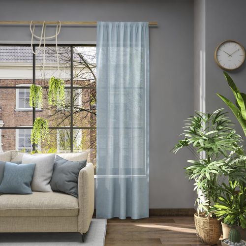 4006470481680 - Vorhang NEUTEX FOR YOU Libre-ECO Gardinen Gr 245 cm Stangendurchzug 142 cm blau Stangendurchzug Nachhaltig 4006470481680 - Vorhang NEUTEX FOR YOU Libre-ECO Gardinen Gr 245 cm Stangendurchzug 142 cm blau Stangendurchzug Nachhaltig