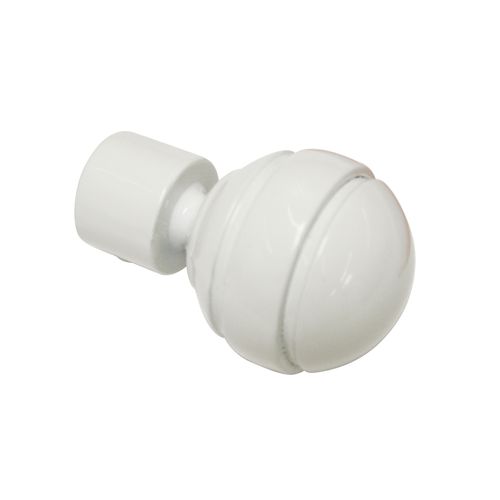4003018235491 - Gardinenstangen-Endstück Kugel Gardinenstangenendstücke Gr 2 St weiß Gardinenstangen-Endstücke Serie Einzelprogramm Chicago Ø 20 mm 4003018235491 - Gardinenstangen-Endstück Kugel Gardinenstangenendstücke Gr 2 St weiß Gardinenstangen-Endstücke Serie Einzelprogramm Chicago Ø 20 mm