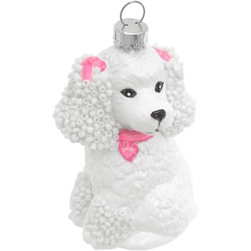 0024762243222 - Christbaumschmuck KREBS GLAS LAUSCHA Weißer Pudel 8cm weiß B9cm H7cm T14cm Glas Weihnachtsbaumschmuck Christbaumschmuck aus Glas mundgeblasen handgefertigt Tierfigur 0024762243222 - Christbaumschmuck KREBS GLAS LAUSCHA Weißer Pudel 8cm weiß B9cm H7cm T14cm Glas Weihnachtsbaumschmuck Christbaumschmuck aus Glas mundgeblasen handgefertigt Tierfigur
