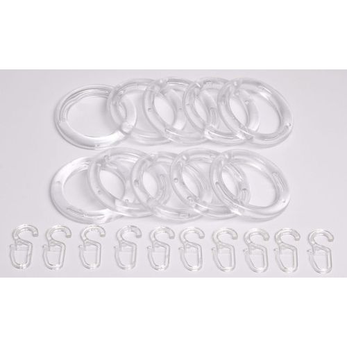 4004339380945 - Gardinenring a10 indeko Gardinenstangen (Set mit Faltenlegehaken) für Gardinenstangen Ø 20 und 28 mm weiß 4004339380945 - Gardinenring a10 indeko Gardinenstangen (Set mit Faltenlegehaken) für Gardinenstangen Ø 20 und 28 mm weiß