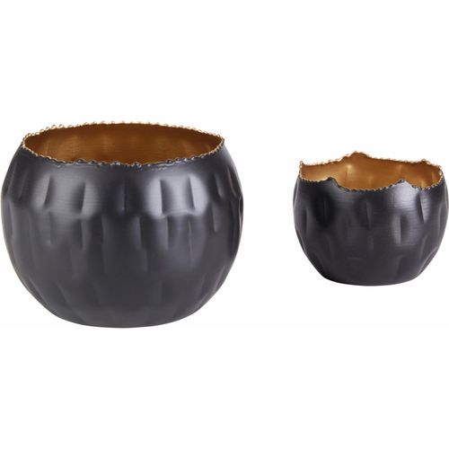 4019581819563 - Teelichthalter HOME AFFAIRE black&gold Kerzenhalter goldfarben (schwarz goldfarben) Windlichter Laternen Kerzenhalter 4019581819563 - Teelichthalter HOME AFFAIRE black&gold Kerzenhalter goldfarben (schwarz goldfarben) Windlichter Laternen Kerzenhalter