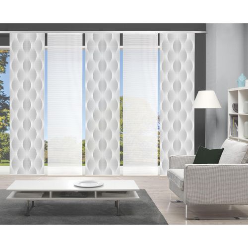 4056751415941 - Schiebegardine VISION S VOLARE grau B60cm H260cm Polyester Gardinen DIGITALDRUCK