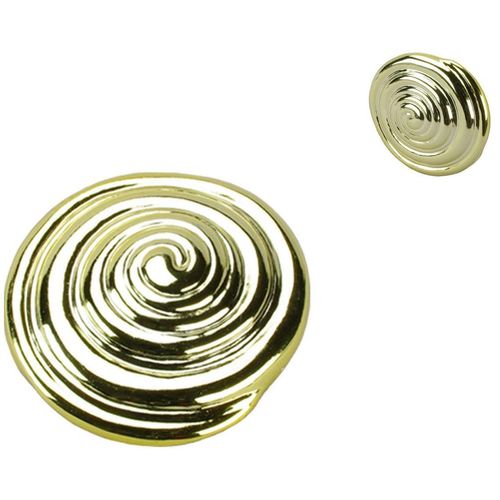 4016318289910 - Dekomagnet Schnecke Gardinenbefestigungen Gr 2 St goldfarben Zubehör für Gardinen Gardinenbefestigungen metallische Flächen