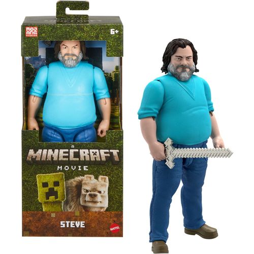 0194735313426 - Minecraft Movie große Steve-Actionfigur Spielfigur 0194735313426 - Minecraft Movie große Steve-Actionfigur Spielfigur