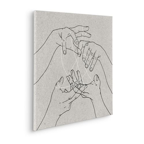 4055065031212 - Leinwandbild KOMAR Puppet Show - Größe 60 x 60 cm schwarz-weiß (farbe bild(er) schwarz weiß grau) B60cm Holz Papier Bilder Keilrahmenbild mi Echtholzrahmen 4055065031212 - Leinwandbild KOMAR Puppet Show - Größe 60 x 60 cm schwarz-weiß (farbe bild(er) schwarz weiß grau) B60cm Holz Papier Bilder Keilrahmenbild mi Echtholzrahmen