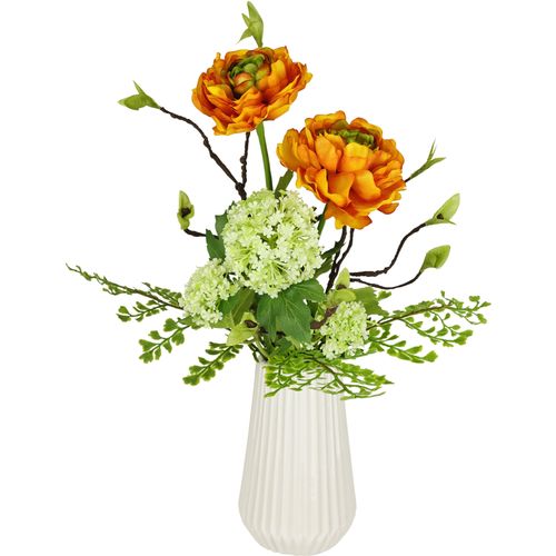 4019844754426 - Kunstblume IGEA Arrangement Ranunkel Kunstpflanzen Gr B H L 23 cm x 44 cm x 14 cm 1 St orange Kunst-Blumen Kunstpflanzen Vase aus Keramik 4019844754426 - Kunstblume IGEA Arrangement Ranunkel Kunstpflanzen Gr B H L 23 cm x 44 cm x 14 cm 1 St orange Kunst-Blumen Kunstpflanzen Vase aus Keramik