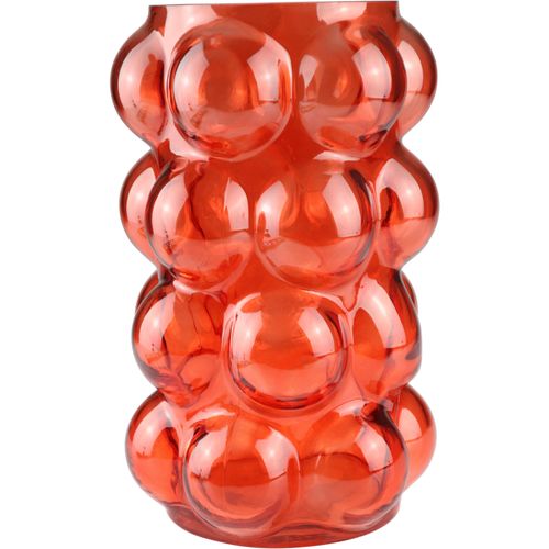 4056422205000 - Dekovase AM DESIGN Orangefarbene bauchige Glasvase orange B15cm H255cm Glas Vasen für lebendige Deko