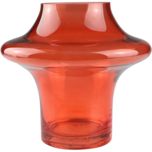 4056422204966 - Dekovase AM DESIGN Vibrant orangefarbene Glasvase orange B20cm H20cm Glas Vasen für einen fröhlichen Akzent