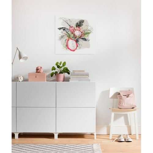 4055065031168 - Leinwandbild KOMAR Sweet Pitaya - Größe 60 x 60 cm bunt (farbe bild(er) bunt) B60cm Holz Papier Bilder Keilrahmenbild mi Echtholzrahmen