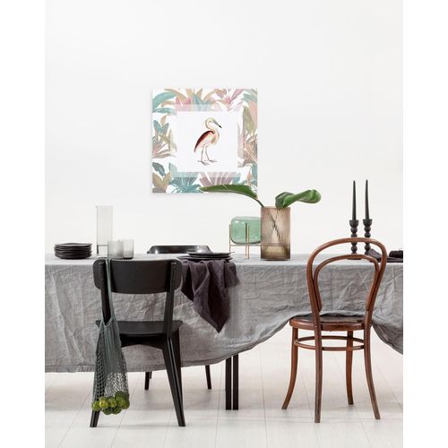 4055065030734 - Leinwandbild KOMAR Uncommon Bird - Größe 40 x 40 cm bunt (farbe bild(er) bunt) B40cm Papier Holz Bilder Keilrahmenbild mi Echtholzrahmen