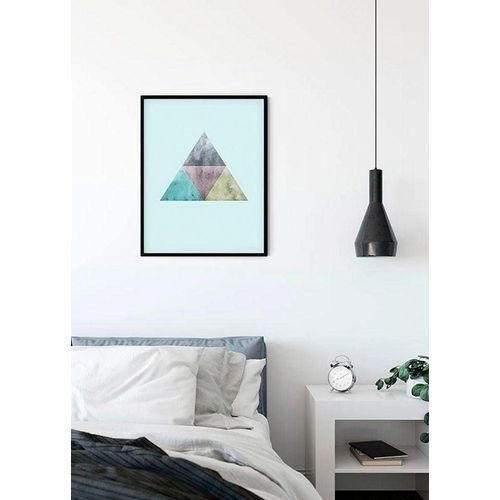4055065153068 - KOMAR Poster Triangles Top Blue Bilder Kinderzimmer Schlafzimmer Wohnzimmer Gr B H 40 cm x 50 cm Formen-Kunst 1 St bunt Poster 4055065153068 - KOMAR Poster Triangles Top Blue Bilder Kinderzimmer Schlafzimmer Wohnzimmer Gr B H 40 cm x 50 cm Formen-Kunst 1 St bunt Poster