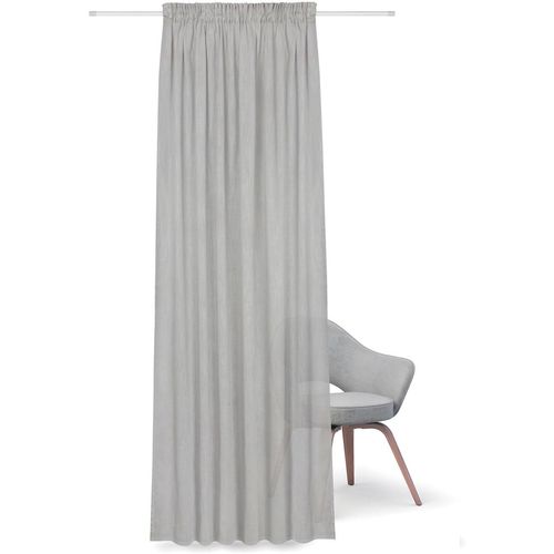 4007863649236 - Gardine FEEL OF NATURE Freja Gr 1 grau (hellgrau) B140cm H245cm Baumwolle Gardinen HxB 245x140