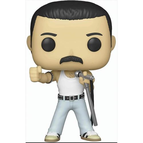 0889698337359 - POP! Rocks - Queen - Radio Gaga Freddie Mercury - Minifigur