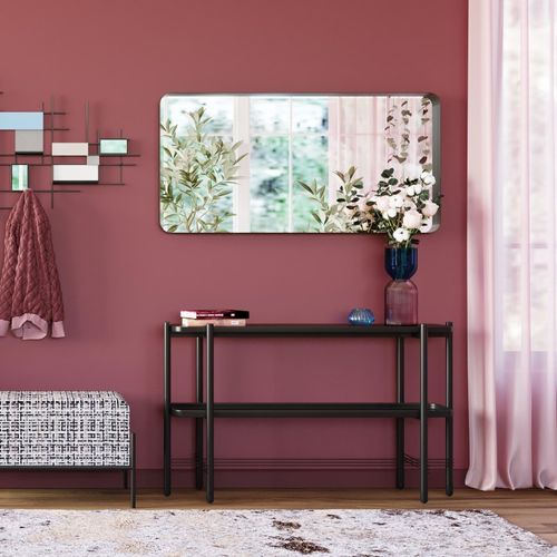 4025621834502 - Kare-Design Wandspiegel  Schwarz  Glas  rechteckig  60x180x25 cm  senkrecht und waagrecht montierbar in verschiedenen Größen erhältlich 