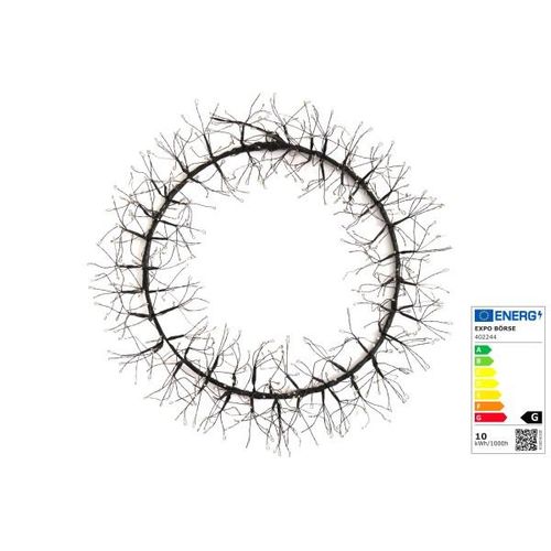 4036812131034 - LED Weihnacht Kranz Ø 35 cm Blüten Zweige Optik 540 LED mit Blitzeffekt Timer 4036812131034 - LED Weihnacht Kranz Ø 35 cm Blüten Zweige Optik 540 LED mit Blitzeffekt Timer