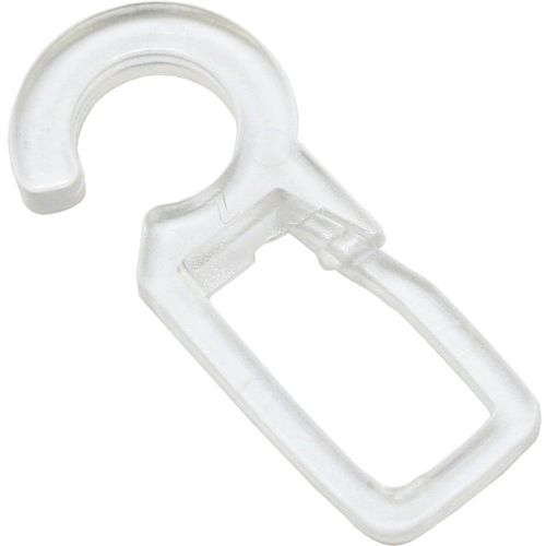 4003018023562 - Faltenclip Gardinenhaken Kunststoff Gr 1 transparent 10 Stk Gardinenbefestigungen Zubehör Vitragestangen Caféhausstangen 4003018023562 - Faltenclip Gardinenhaken Kunststoff Gr 1 transparent 10 Stk Gardinenbefestigungen Zubehör Vitragestangen Caféhausstangen