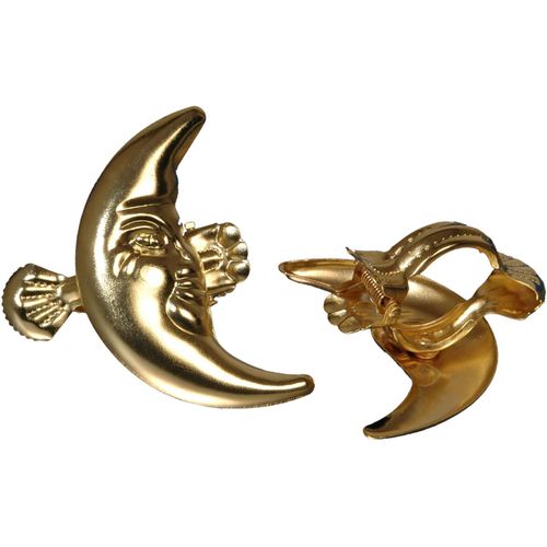4016318048692 - Dekoklammer »Mond« Liedeco Gardinen Vorhänge (Packung 2-St) für Gardinen Vorhänge goldfarben