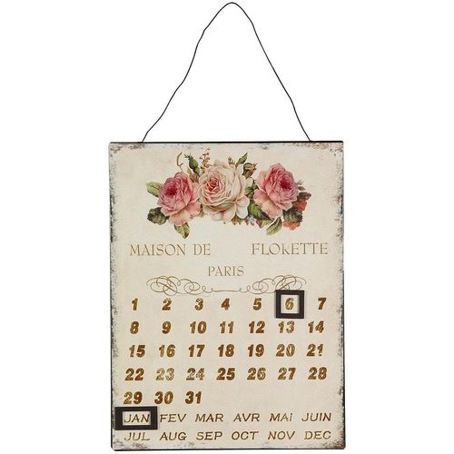 4050223846431 - Metallbild Metallbild Kalender - Rosen 25x33cm Bilder Gr B H T 33 cm x 25 cm x 01 cm 1 St bunt Metallbilder Bilder
