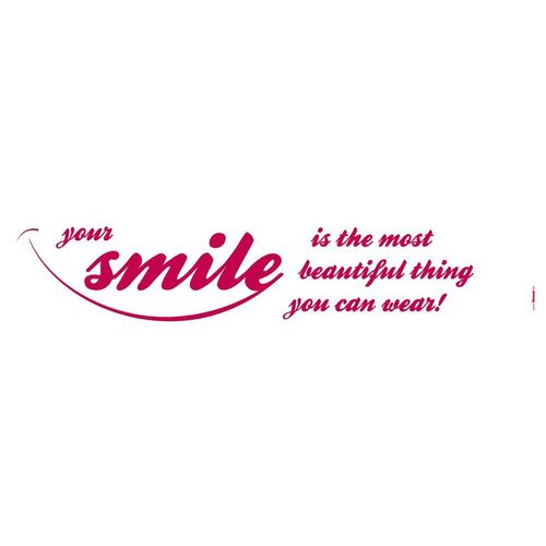 4036834380052 - KOMAR Wandtattoo Your Smile Wandtattoos 14x70 cm (Breite x Höhe) selbstklebendes Wandtattoo Gr B H 14 cm x 70 cm Schrift-Smiley bunt Wandtattoos Sprüche 4036834380052 - KOMAR Wandtattoo Your Smile Wandtattoos 14x70 cm (Breite x Höhe) selbstklebendes Wandtattoo Gr B H 14 cm x 70 cm Schrift-Smiley bunt Wandtattoos Sprüche