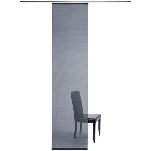 4043343580279 - Schiebegardine Manhattan Gardinen Gr 245 cm Klettband 60 cm blau (kobalt) Schiebegardinen transparent Gardine modern Wohnzimmer Schlafzimmer