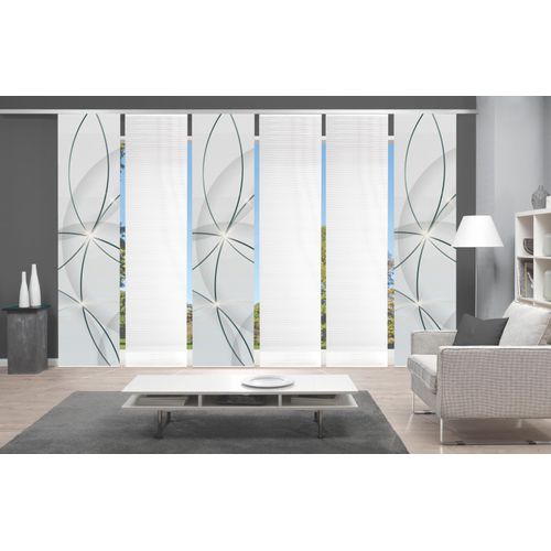 4056751414807 - Schiebegardine VISION S BLINKI blau (türkis) B60cm H260cm Polyester Gardinen DIGITALDRUCK